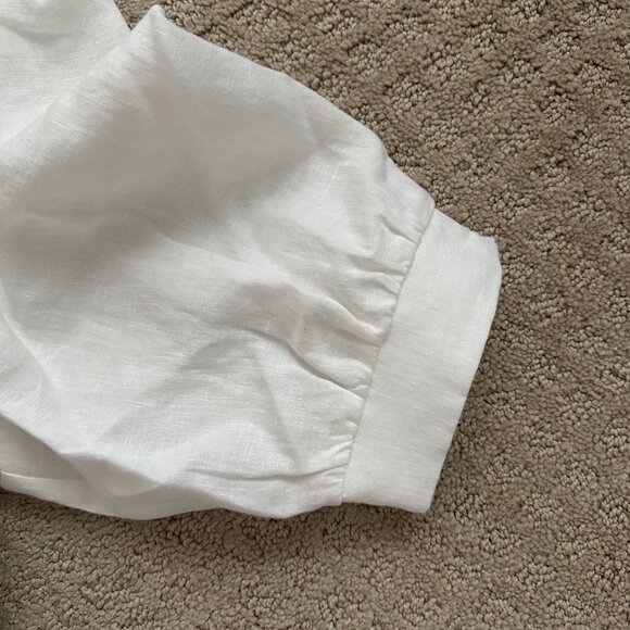 White linen dress - Size 12 Long - Picture 8 of 8